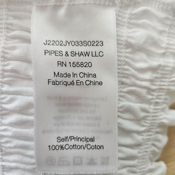 Veronica Beard Langston Smocked Top Large    Romantic Coquette - Picture 9 of 9